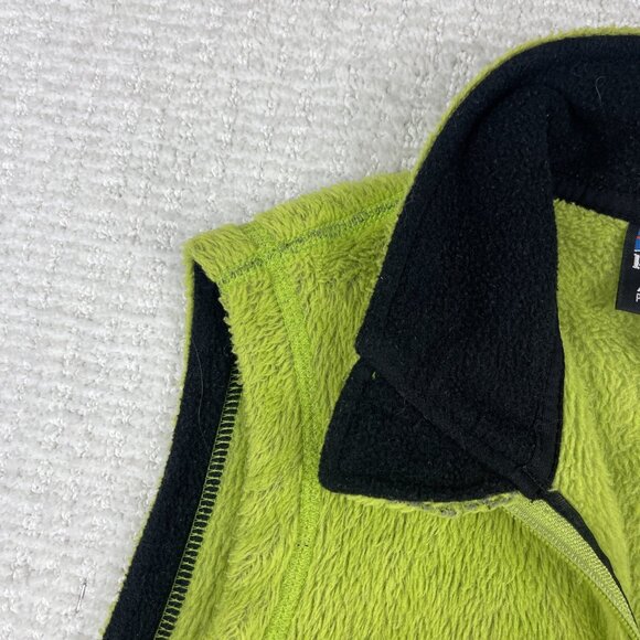 Vintage Patagonia R Regulator Polartec Green Fleece Vest Men Sz XS USA Read* - Picture 11 of 16